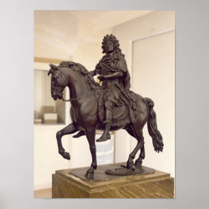 Reiterstatue von Louis XIV Poster
