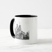 Reiterstatue von Louis XIV Tasse (Vorderseite Links)