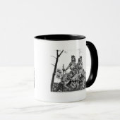 Reiterstatue von Louis XIV Tasse (VorderseiteRechts)