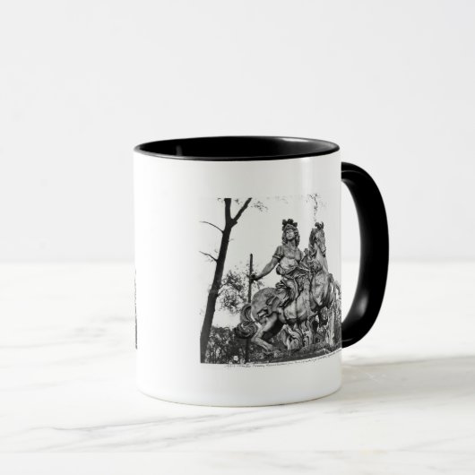 Reiterstatue von Louis XIV Tasse (VorderseiteRechts)