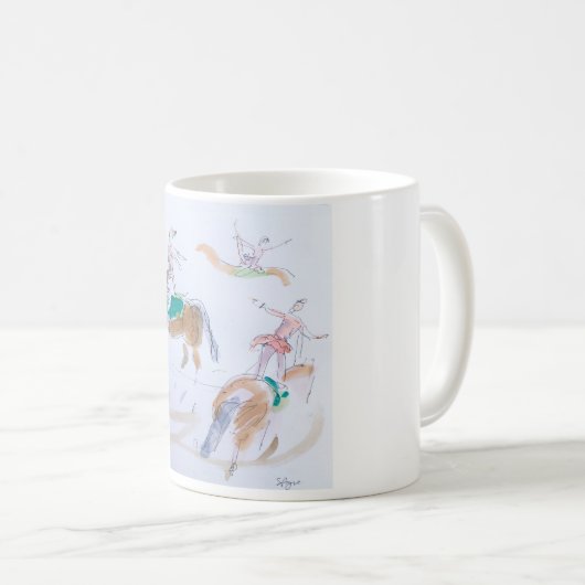 Reitervaulting-Tasse Kaffeetasse (VorderseiteRechts)