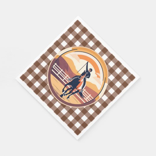 Reitfahrer Serviette (Ecke)