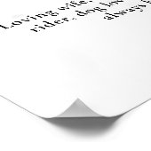 Reitfeier Foto Beerdigung des Lebens Poster (Ecke)