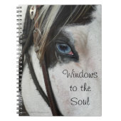 Reitfenster zum Soul-Notebook oder -Journal Notizblock (Vorderseite)