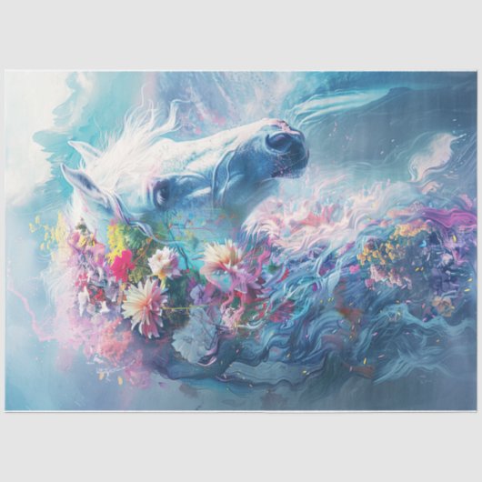Reitfluss der Blume Seidenpapier (Vorderseite)