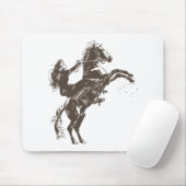 Reitfrau Mousepad (Mit Mouse)