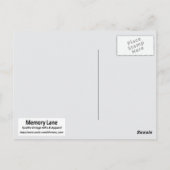 Reitfrau Postkarte (Rückseite)