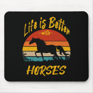 Reitfreunde können ihr Leben besser genießen Mousepad