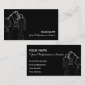 Reitfreunde und Reitbegeisterte Visitenkarte (Vorne/Hinten)