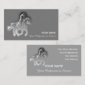 Reitfreunde und Reitbegeisterte Visitenkarte (Vorne/Hinten)