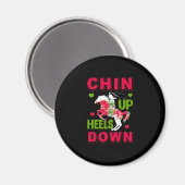 Reitgeschenk | Chin Up Heels Down Magnet (Vorderseite/Rückseite)