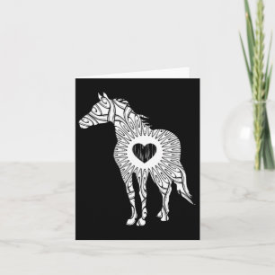 Reitgeschenk für Pferde Karte