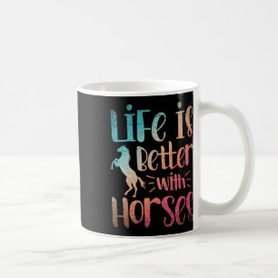 Reitgeschenk für Tiere ist besser mit H Kaffeetasse