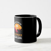 Reitgeschenk | Geben Sie niemals auf, bis Sie komm Tasse (VorderseiteRechts)