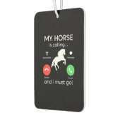 Reitgeschenk | Mein Pferd ruft Autolufterfrischer (Links)