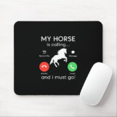 Reitgeschenk | Mein Pferd ruft Mousepad (Mit Mouse)