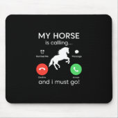 Reitgeschenk | Mein Pferd ruft Mousepad (Vorne)