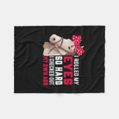 Reitgeschenk | Meine Augen so hart rollen Fleecedecke (Vorderseite (Horizontal))