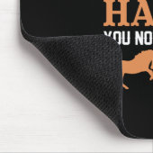 Reitgeschenk | Pferde machen mich glücklich Mousepad (Ecke)