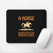 Reitgeschenk | Pferdegalopp Mousepad (Mit Mouse)