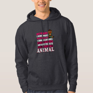 Reitgeschenk Vorsicht bei Pferden Hoodie