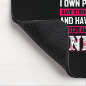 Reitgeschenk | Vorsicht bei Pferden Mousepad (Ecke)