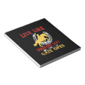 Reitgeschenk | Wie jemand Verlassen leben Notizblock (angewinkelt)