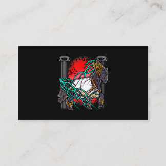 Reitgriechische Mythen Zeus Alte Götter Equine Lig Visitenkarte