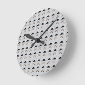 Reithelm und Reitgerte Uhr (Winkel)