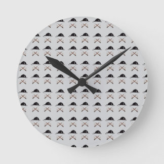Reithelm und Reitgerte Uhr