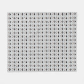 Reithelm und Reitgerte Uhr Fleecedecke (Vorderseite (Horizontal))
