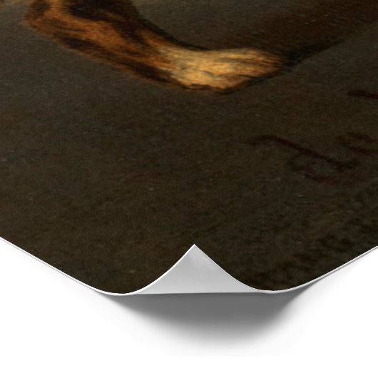 Reithund Poster (Ecke)