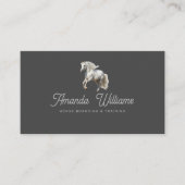 Reitkarte für das Weiße Pferd Visitenkarte (Vorderseite)