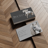 Reitkarte für das Weiße Pferd Visitenkarte