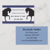 Reitkarte Visitenkarte (Vorne/Hinten)