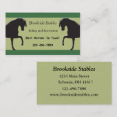 Reitkarte Visitenkarte (Vorne/Hinten)