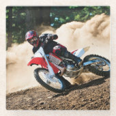 Reitkissen Glasuntersetzer (Vorderseite)