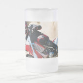 Reitkissen Mattglas Bierglas (Mittel)