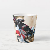 Reitkissen Milchtasse (Vorderseite)