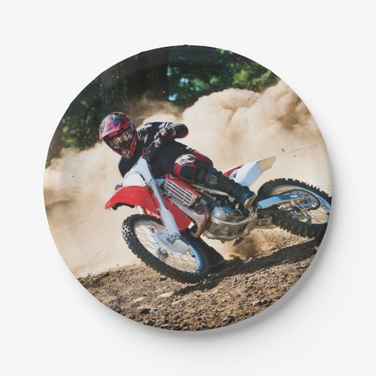 Reitkissen Pappteller (Vorderseite)