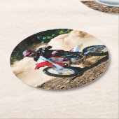 Reitkissen Runder Pappuntersetzer (Angewinkelt)