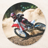 Reitkissen Runder Pappuntersetzer (Vorderseite)