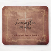 Reitklassengeschäft - individualisierbares Cross-L Mousepad (Vorne)