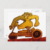 Reitkontraktion Postkarte (Vorne/Hinten)