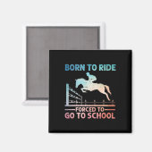 Reitkunst für Männer Reitsport Equ Magnet (Vorderseite/Rückseite)
