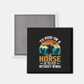 Reitkunst Magnet (Vorderseite/Rückseite)