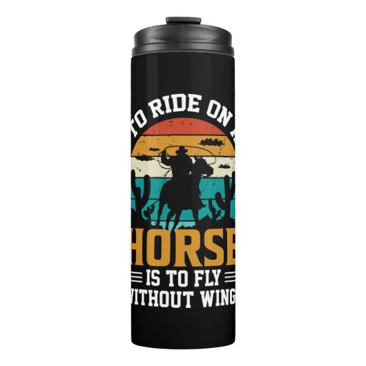 Reitkunst Thermosbecher (Vorderseite)