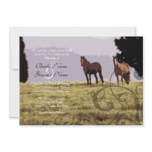 Reitland Hochzeit Einladung