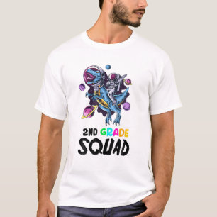 Reitlehrer für den 2. Klasse SQUAD Funny Astronaut T-Shirt