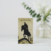Reitlehrer oder stabile Visitenkarte (Stehend Vorderseite)